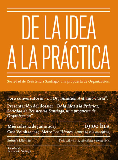 Invitan a foro sobre organizaciones antiautoritarias