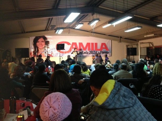 Manuel García dio su apoyo a Camila Vallejo en peña en la CUT