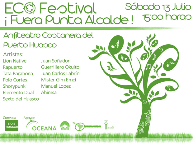Habitantes del Puerto de Huasco organizan Ecofestival «Fuera Punta Alcalde»
