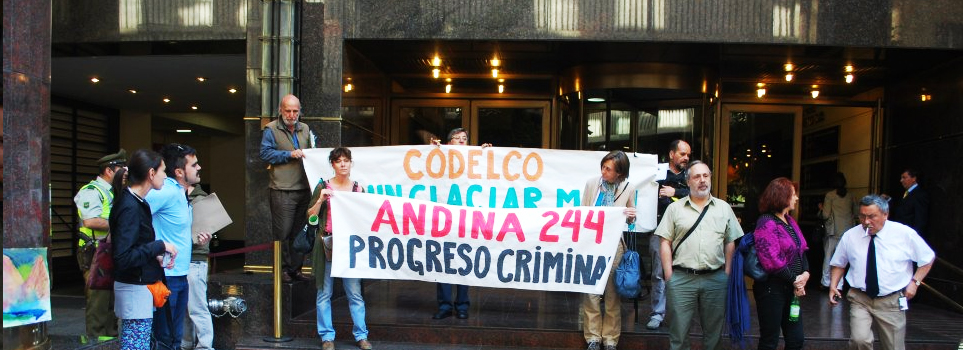Comunidades se organizan para enfrentar proyecto de Codelco Andina 244