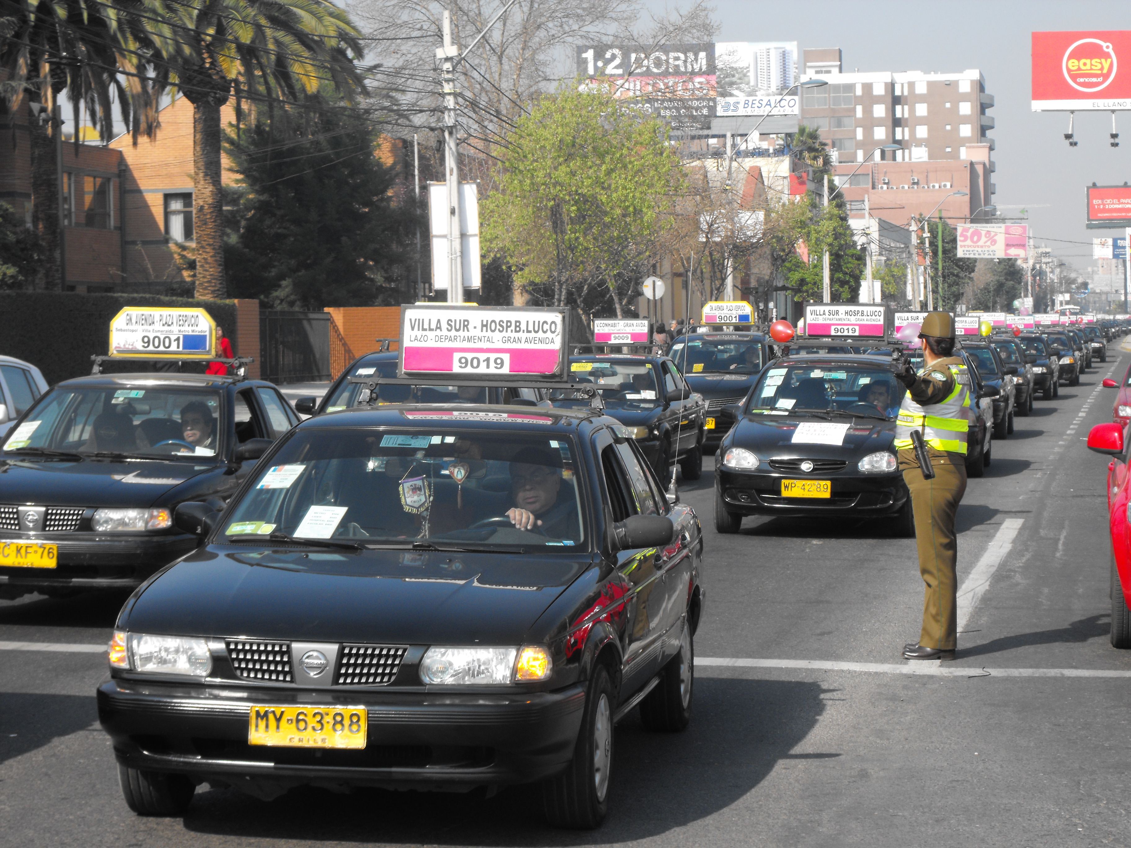 No más alza de las bencinas: Paro de colectiveros