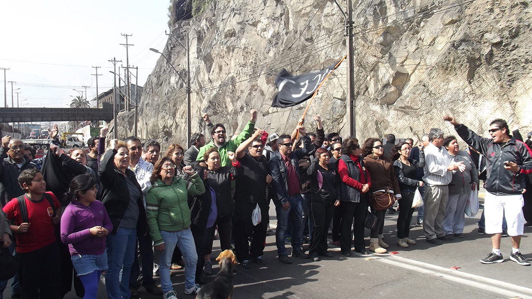 Trabajadores del cobre piden detener la represión en Tocopilla