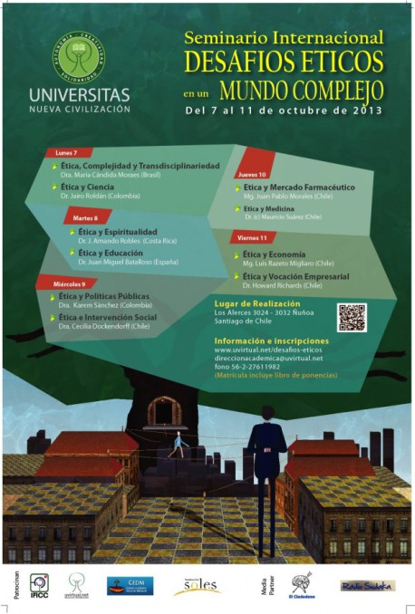 Invitan a Seminario Internacional «Desafíos Éticos en un Mundo Complejo»
