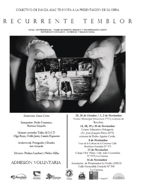 Recurrente temblor: Danza contemporánea inclusiva y al alcance de todos
