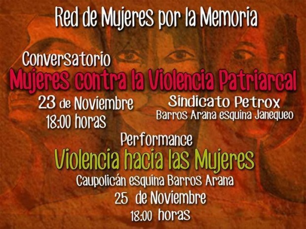 Concepción conmemora el Día internacional por la No violencia en contra de las mujeres
