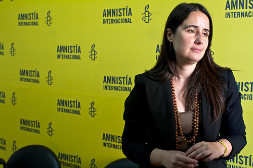 Ana Piquer, Amnistía Internacional:  La Ley Hinzpeter puede transformar en delito conductas que no son más que el ejercicio de derechos humanos