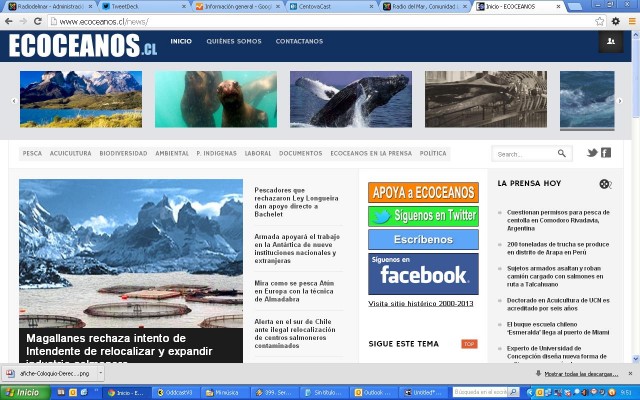 Ecoceanos lanza nuevo sitio web
