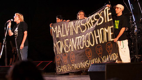Manu Chao en Argentina: «Monsanto go home»