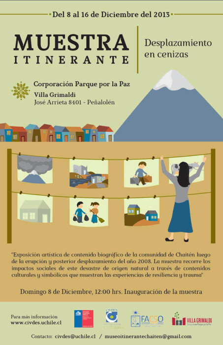 Núcleo Milenio CIVDES inaugura muestra visual sobre el desastre socionatural en Chaitén
