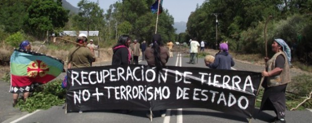Estado de Chile destruye ruca y despoja  tierras mapuche en sector Traitraico