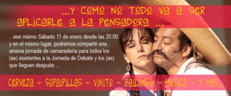 Este viernes inauguran 1ras. Jornadas de Debate Popular