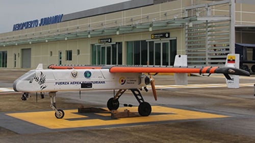 UAV-2 GAVILÁN:  Dron producido por Ecuador