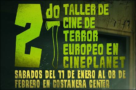 Segundo Taller de Cine de Terror Europeo