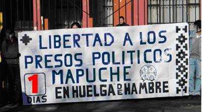 Presos políticos mapuches inician huelga de hambre
