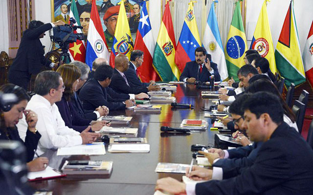 Unasur retoma su participación en Conferencia de Paz en Venezuela