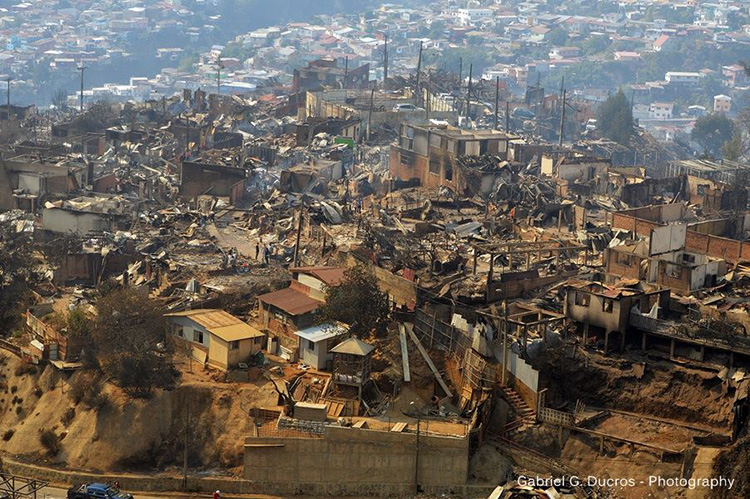 Incendio de Valparaíso tiene como responsable ausencia de grifos y grifos sin agua
