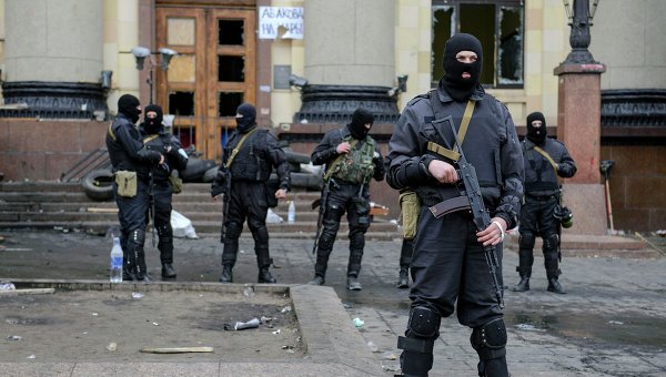 Mercenarios ucranianos combaten en el este de Ucrania