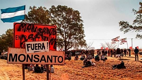 Detienen a un integrante del bloqueo contra Monsanto en Argentina