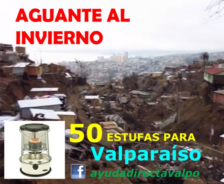 Lanzan campaña «50 estufas para Valparaíso»