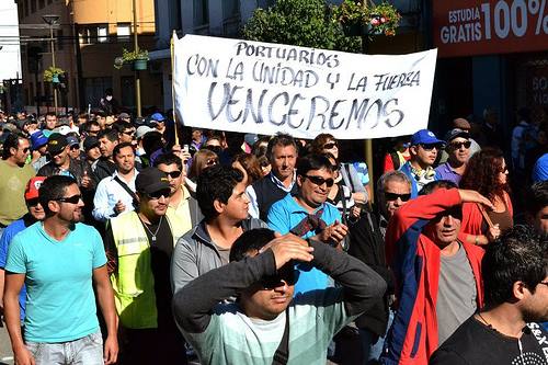 Inicio huelga de hambre trabajadores portuarios de Mejillones