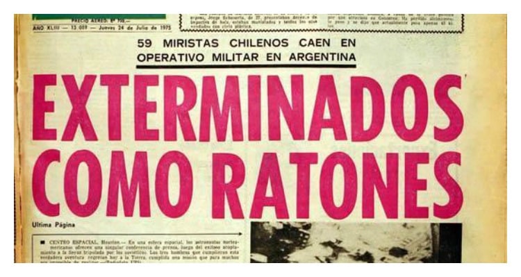 Chile: A 39 años de esta nefasta portada