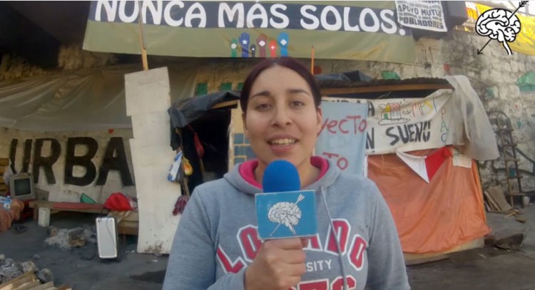 Se mantiene campamento rebelde en el Mapocho (video)