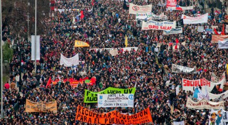 La hoz y el martillo contra el movimiento estudiantil