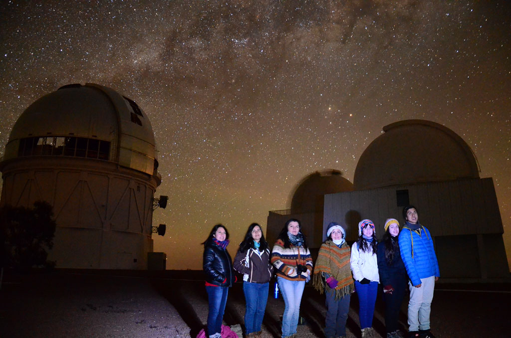 Niños de la región del Biobío vivieron noches de observación en Observatorios Campanas y Tololo