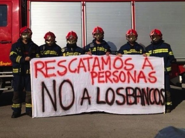 España: Finaliza el juicio al bombero que se negó a participar en un desahucio