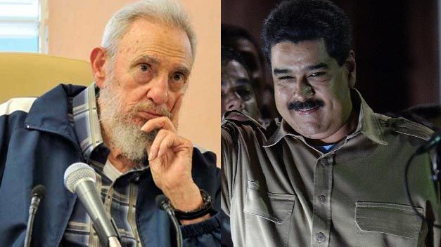 Maduro apoya críticas de Castro contra potencias mundiales