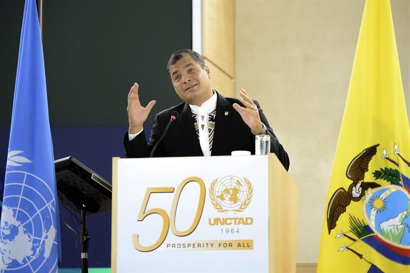 Correa: “Orden mundial es injusto y está orientado a servir a los más poderosos”
