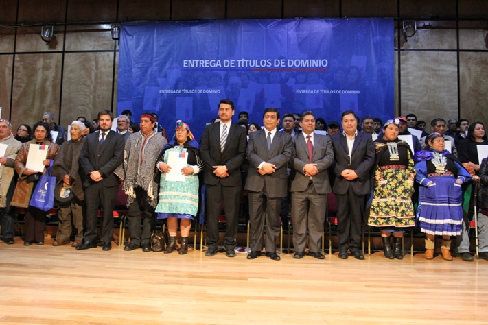 Masiva entrega de Títulos de Dominio a familias mapuche en la Araucanía