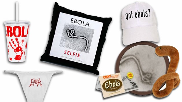 La extraña moda del «merchandising» del Ébola
