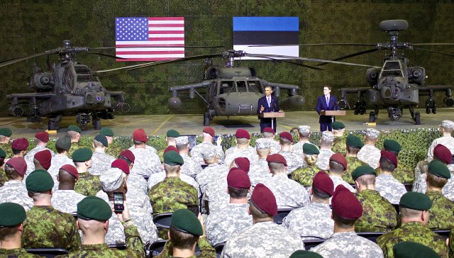 EEUU envía equipamiento militar pesado a Estonia