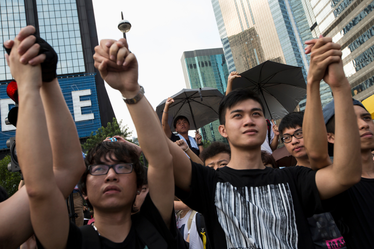 Los líderes opositores de Hong Kong están asesorados por diplomáticos y agentes de EEUU