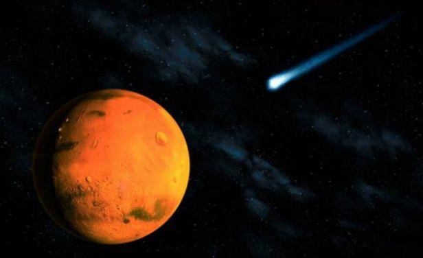Un cometa pasará muy cerca de Marte