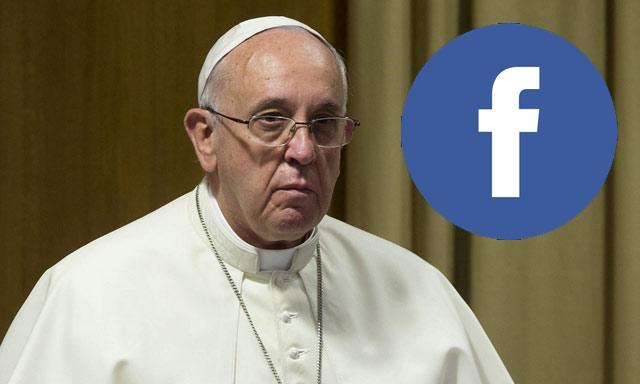 Por insultar al papa, Facebook censuró portada de revista