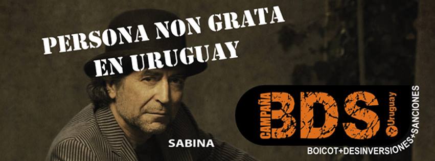 Joaquín Sabina es declarado Persona Non Grata en Uruguay