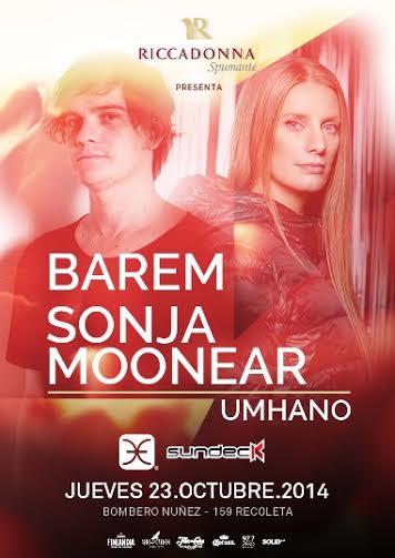 Sonja Moonear y Barem en Chile