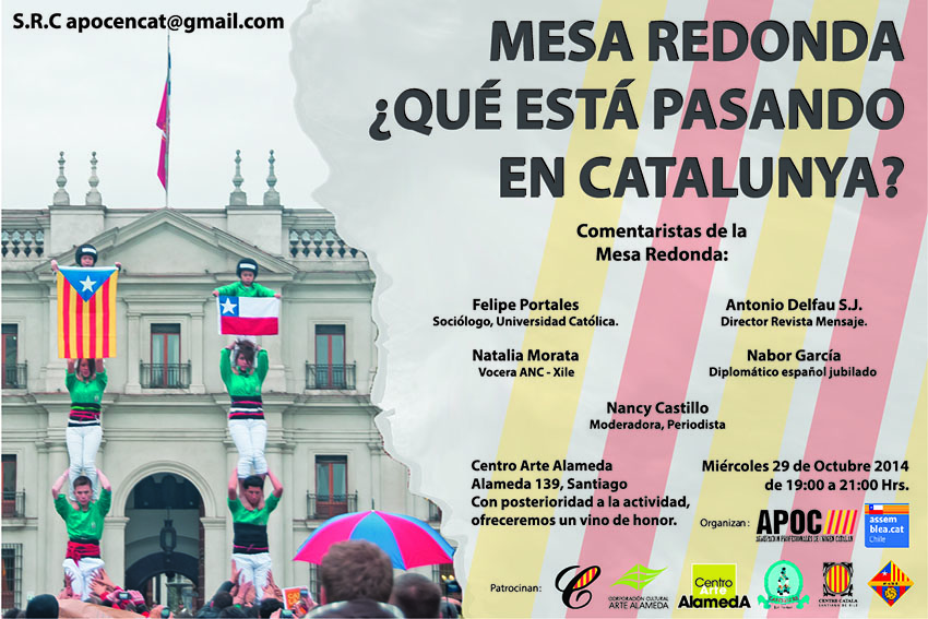 Foro sobre realidad catalana en voz de protagonistas chilenos