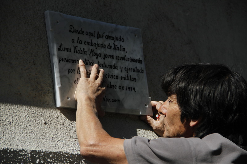 Lumi Videla, símbolo de la ferocidad de la dictadura fue recordada en la Embajada de Italia