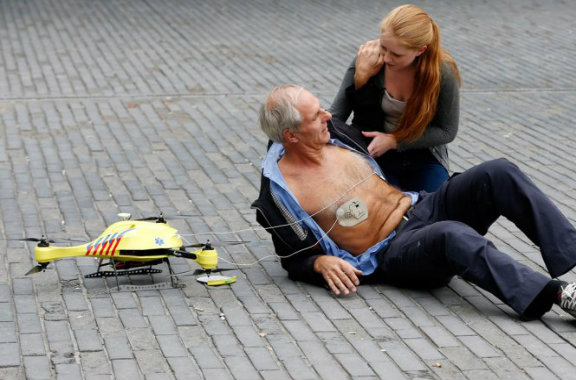 Crean drones ambulancia para salvar vidas en urgencias