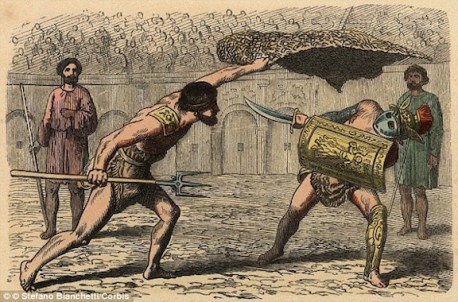 Fuerza verde: gladiadores romanos eran vegetarianos