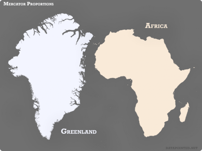 Que no te engañen, este no es el tamaño real de África. Pero este otro sí y te dejará atónito