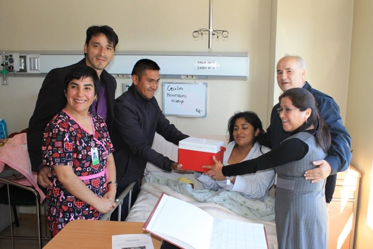 Entregan placenta a pareja mapuche en Hospital de Curanilahue