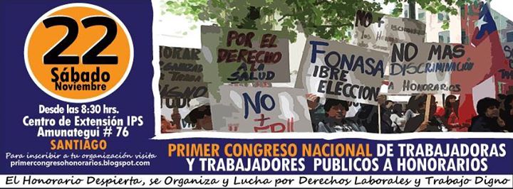 Primer Congreso Nacional de Trabajadoras y Trabajadores del Sector Público a Honorarios