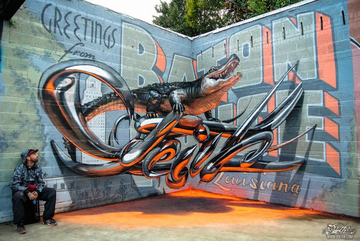 Graffiti 3D por Odeith