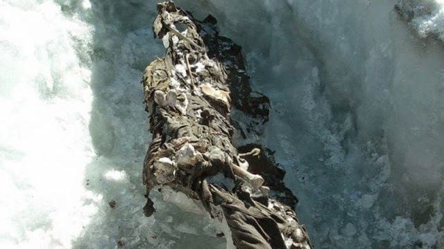 Los hallazgos más increíbles encontrados en los glaciares