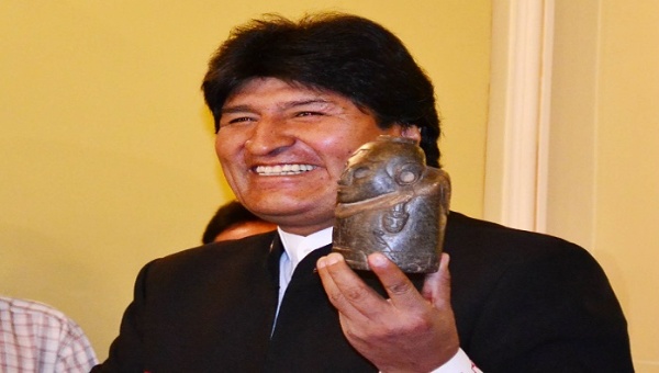 Evo Morales celebra elección de La Paz como ciudad maravilla