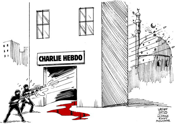 Reacciones de ilustradores a la masacre en la revista Charlie Hebdo